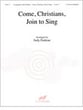 Come Christians Join to Sing Handbell sheet music cover